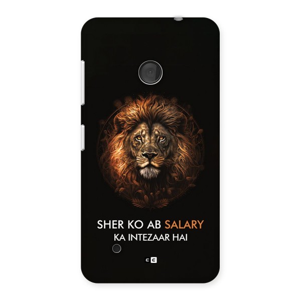 Sher On Salary Back Case for Lumia 530