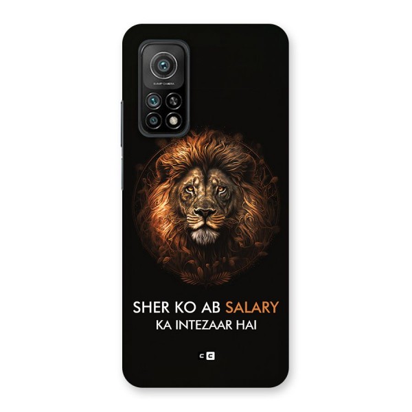 Sher On Salary Back Case for Mi 10T 5G