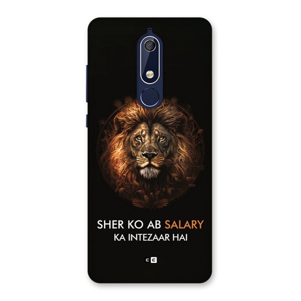 Sher On Salary Back Case for Nokia 5.1