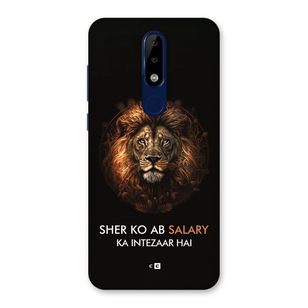 Sher On Salary Back Case for Nokia 5.1 Plus