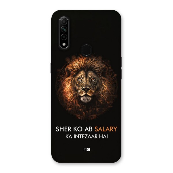 Sher On Salary Back Case for Oppo A31