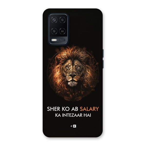 Sher On Salary Back Case for Oppo A54