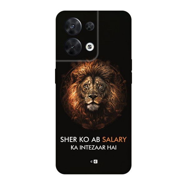 Sher On Salary Back Case for Oppo Reno8 5G