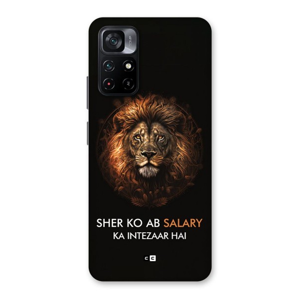 Sher On Salary Back Case for Poco M4 Pro 5G