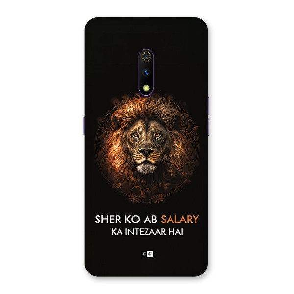 Sher On Salary Back Case for Realme X