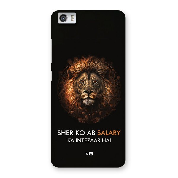 Sher On Salary Back Case for Redmi Mi 5