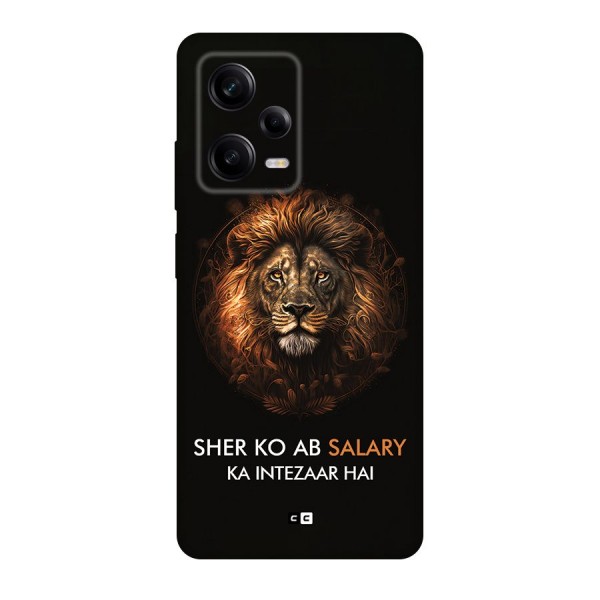 Sher On Salary Back Case for Redmi Note 12 Pro