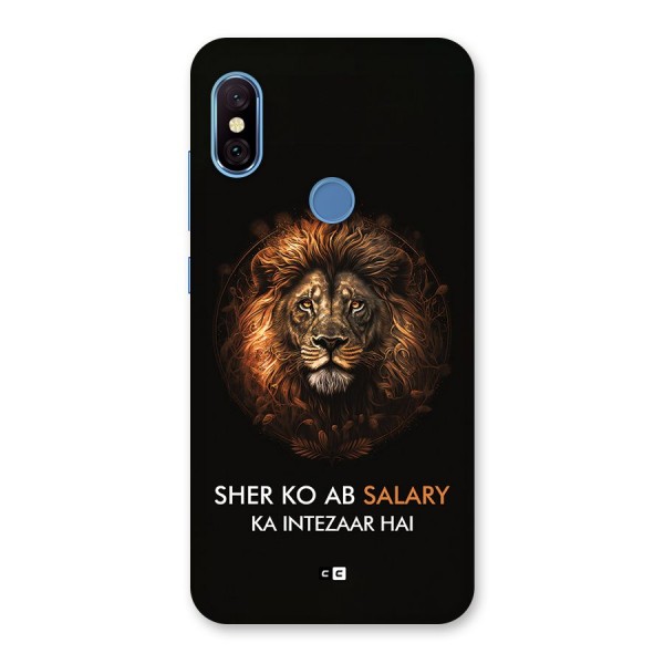 Sher On Salary Back Case for Redmi Note 6 Pro