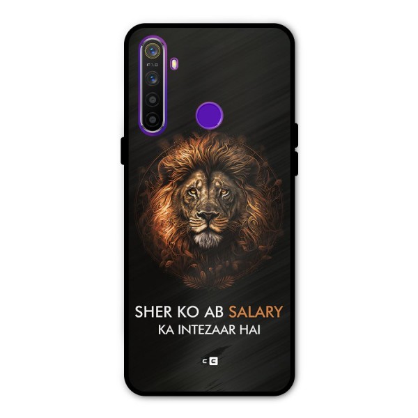 Sher On Salary Glass Back Case for Realme 5s