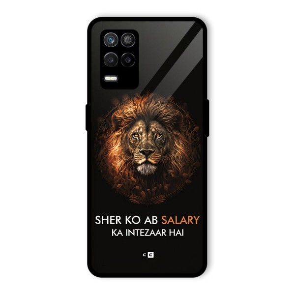 Sher On Salary Glass Back Case for Realme 8s 5G
