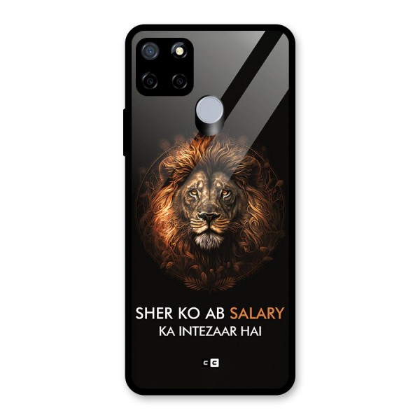 Sher On Salary Glass Back Case for Realme C12