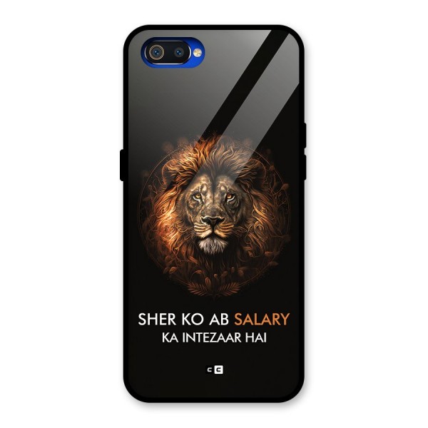 Sher On Salary Glass Back Case for Realme C2