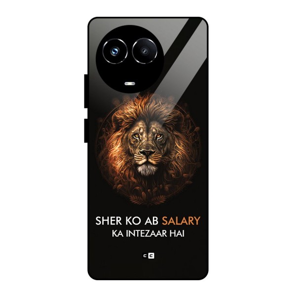 Sher On Salary Glass Back Case for Realme Narzo 60X