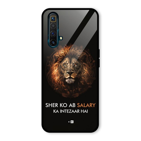 Sher On Salary Glass Back Case for Realme X3 SuperZoom