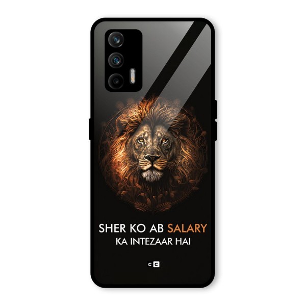 Sher On Salary Glass Back Case for Realme X7 Max