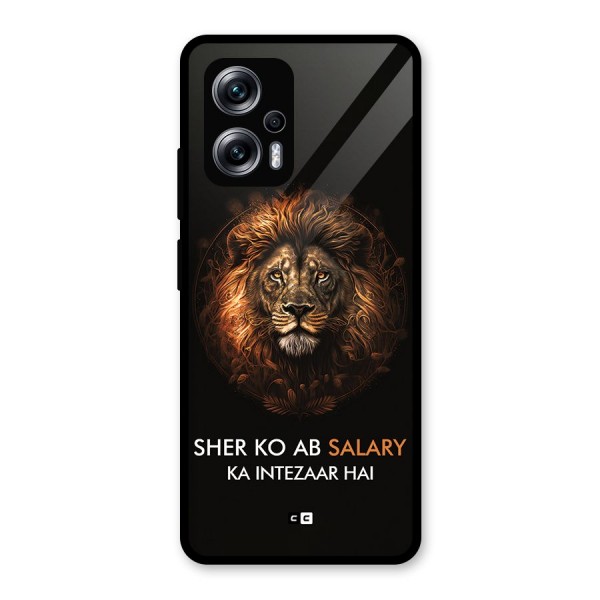 Sher On Salary Glass Back Case for Redmi K50i