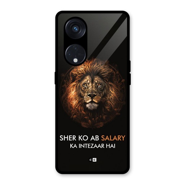 Sher On Salary Glass Back Case for Reno8 T 5G