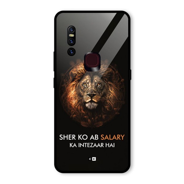 Sher On Salary Glass Back Case for Vivo V15