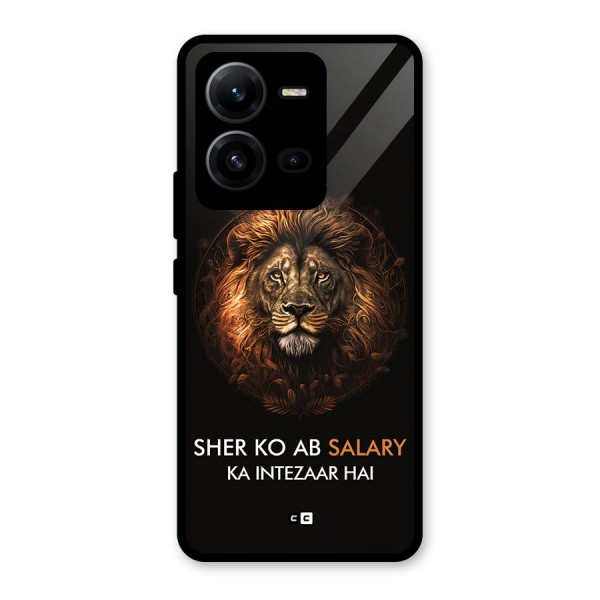 Sher On Salary Glass Back Case for Vivo V25