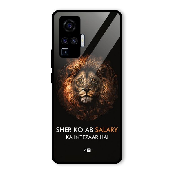 Sher On Salary Glass Back Case for Vivo X50 Pro