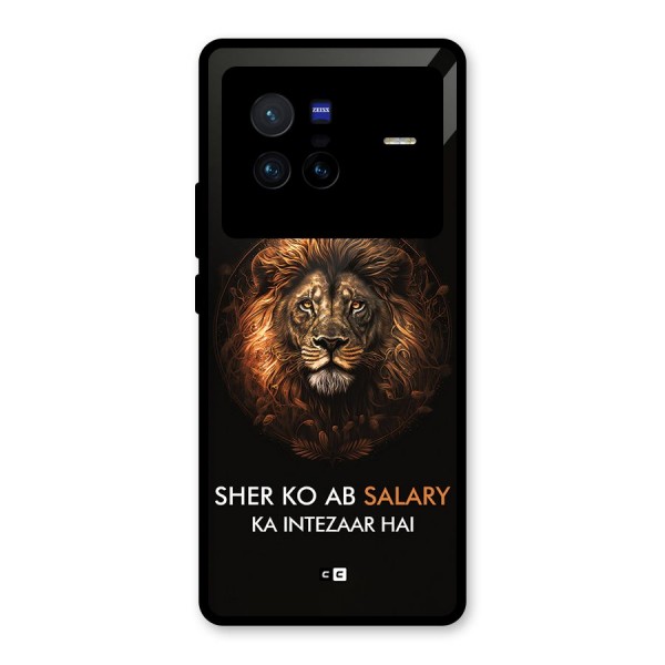 Sher On Salary Glass Back Case for Vivo X80