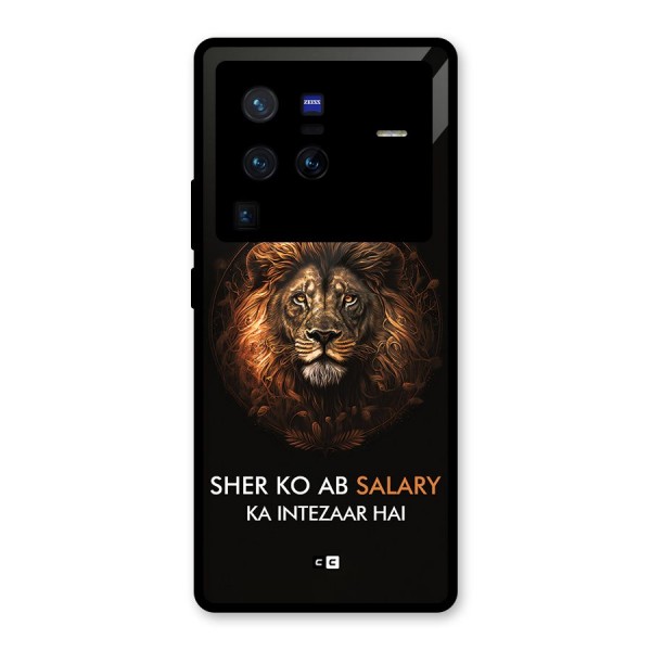 Sher On Salary Glass Back Case for Vivo X80 Pro