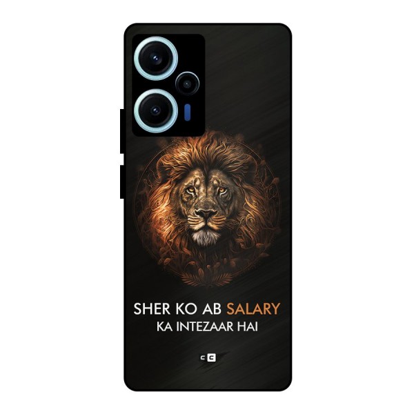 Sher On Salary Metal Back Case for Poco F5