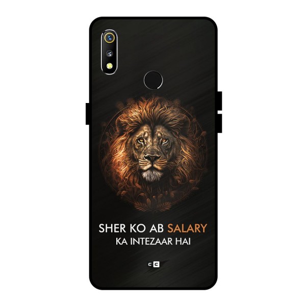 Sher On Salary Metal Back Case for Realme 3