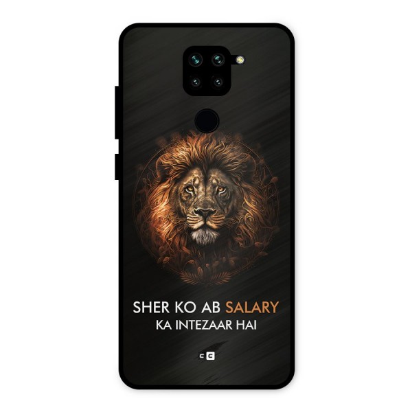 Sher On Salary Metal Back Case for Redmi Note 9