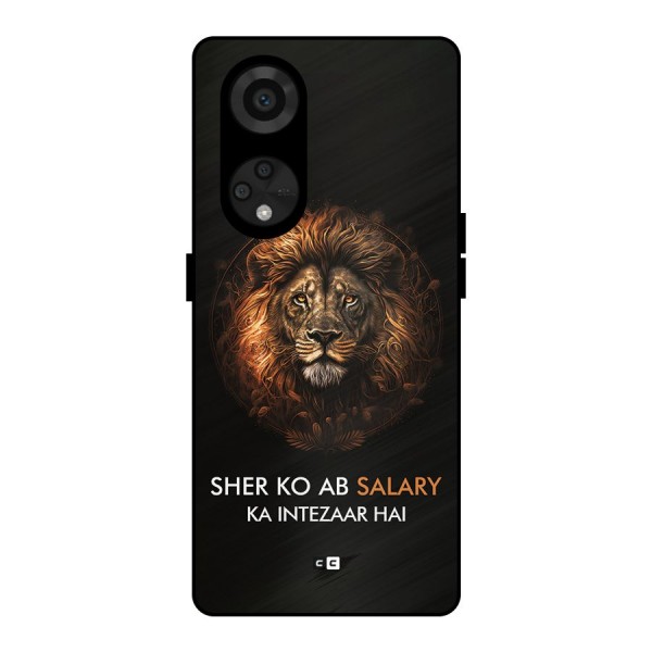 Sher On Salary Metal Back Case for Reno8 T 5G