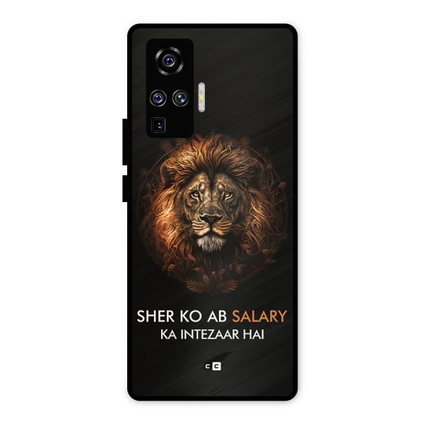 Sher On Salary Metal Back Case for Vivo X50 Pro