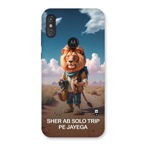 Sher Solo Trip Back Case for Motorola One Power