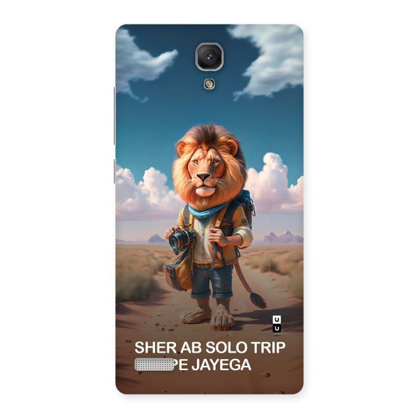 Sher Solo Trip Back Case for Redmi Note