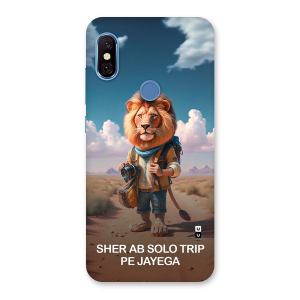 Sher Solo Trip Back Case for Redmi Note 6 Pro