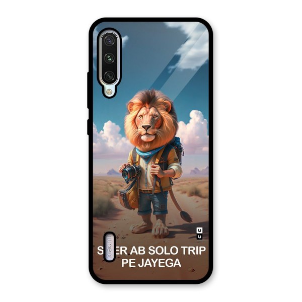 Sher Solo Trip Glass Back Case for Mi A3