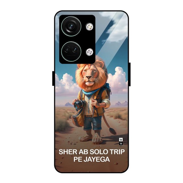 Sher Solo Trip Glass Back Case for Oneplus Nord 3