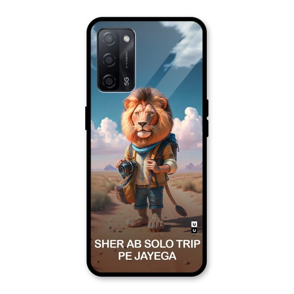 Sher Solo Trip Glass Back Case for Oppo A53s 5G