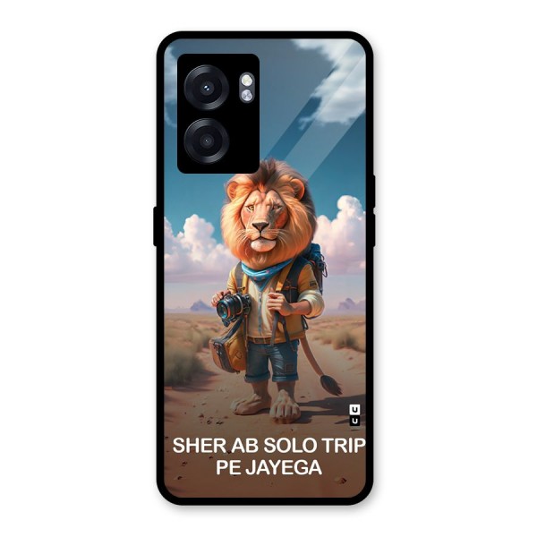 Sher Solo Trip Glass Back Case for Oppo K10 (5G)