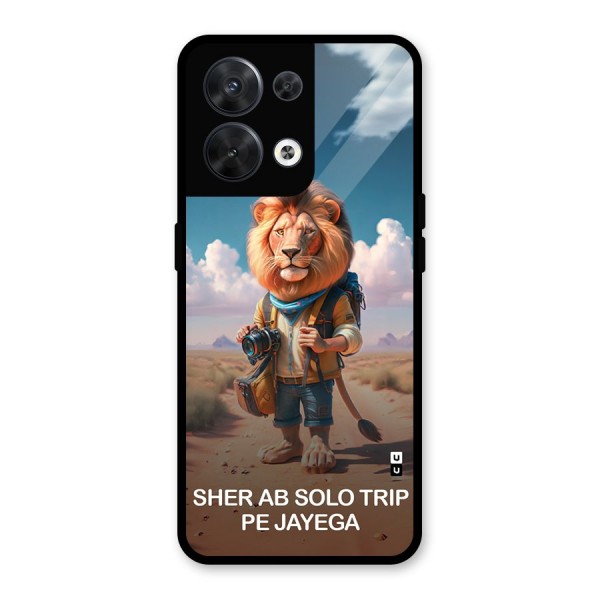 Sher Solo Trip Glass Back Case for Oppo Reno8 5G