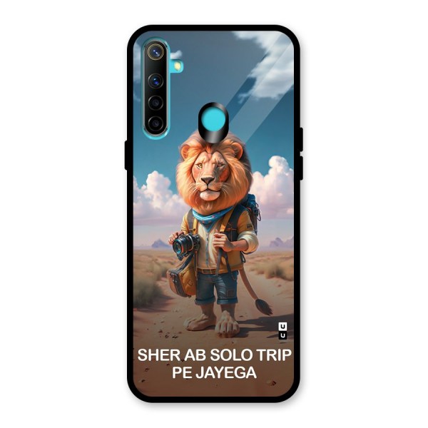 Sher Solo Trip Glass Back Case for Realme 5