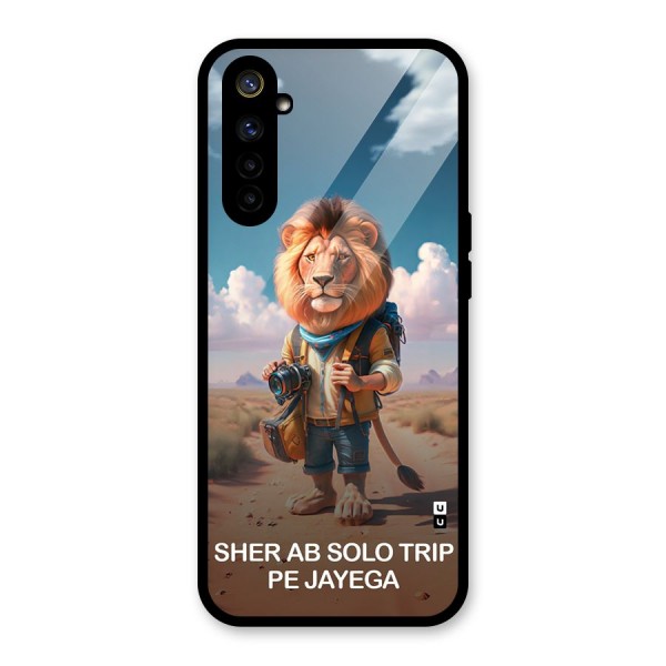 Sher Solo Trip Glass Back Case for Realme 6