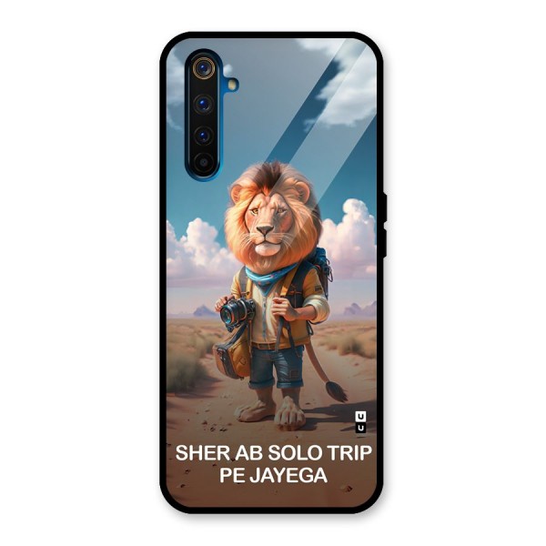 Sher Solo Trip Glass Back Case for Realme 6 Pro