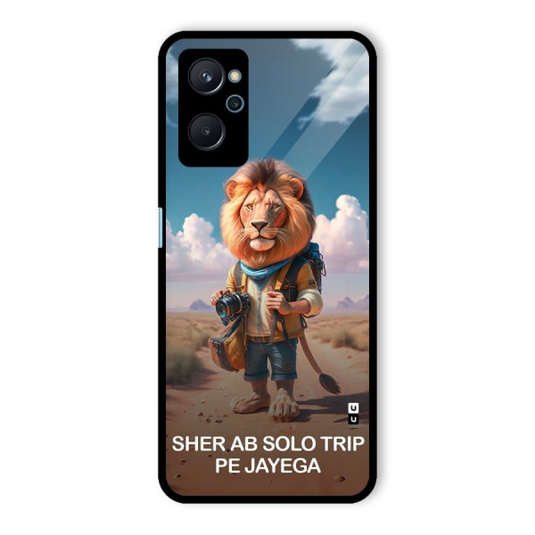 Sher Solo Trip Glass Back Case for Realme 9i