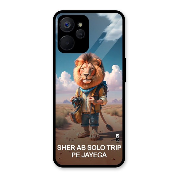 Sher Solo Trip Glass Back Case for Realme 9i 5G