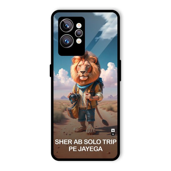 Sher Solo Trip Glass Back Case for Realme GT2 Pro