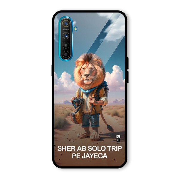 Sher Solo Trip Glass Back Case for Realme X2