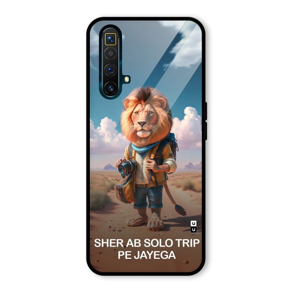 Sher Solo Trip Glass Back Case for Realme X3 SuperZoom