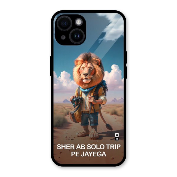 Sher Solo Trip Glass Back Case for iPhone 14