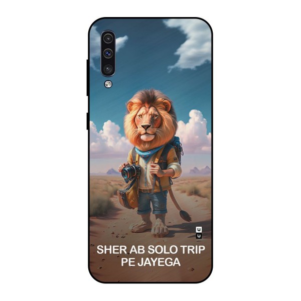 Sher Solo Trip Metal Back Case for Galaxy A50