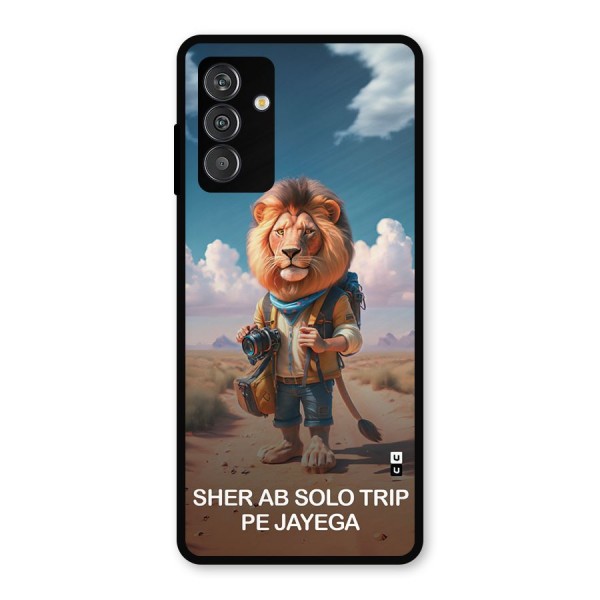 Sher Solo Trip Metal Back Case for Galaxy M14 5G